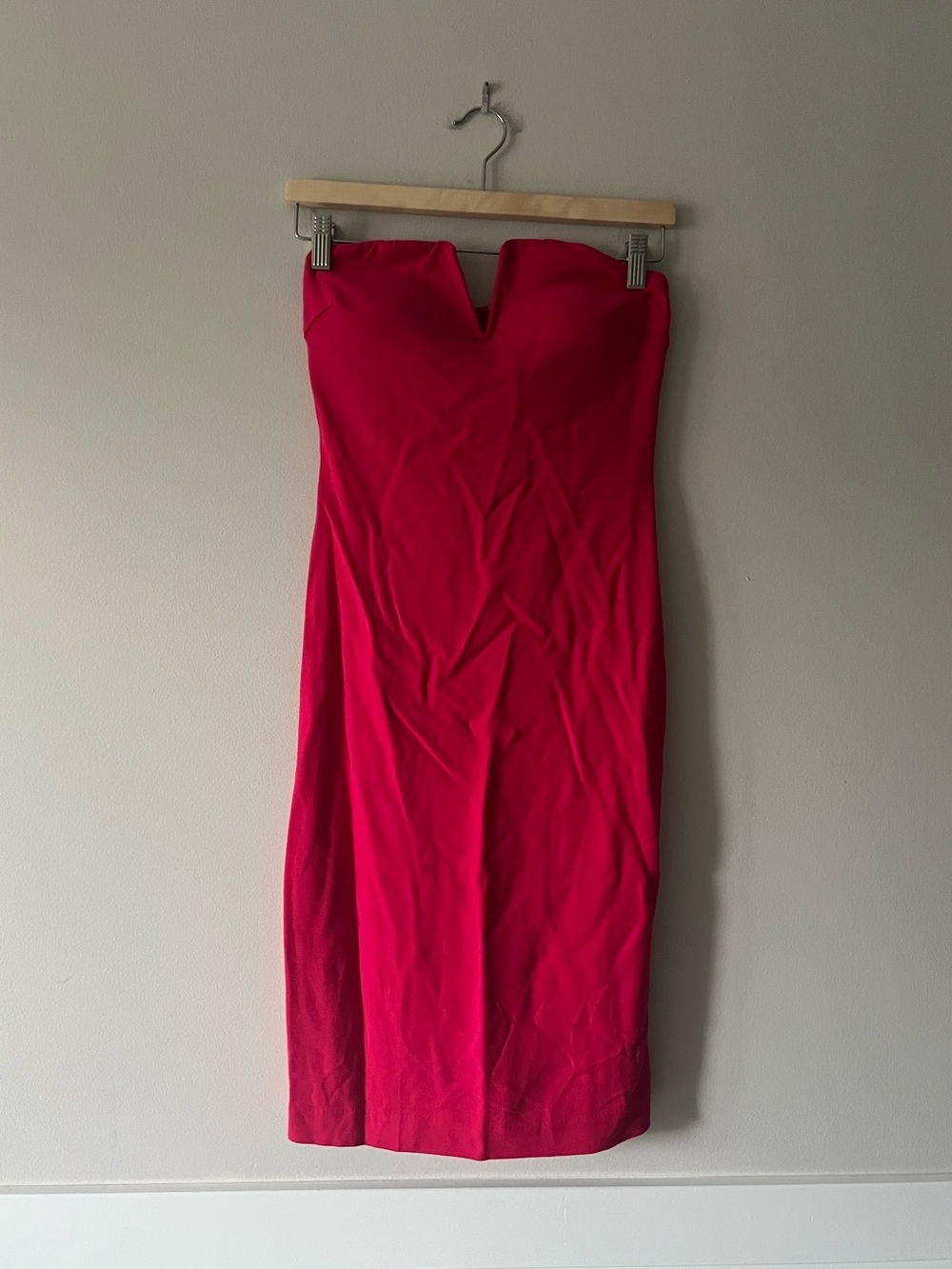 Ramy Brook Strapless Pink Midi Dress Size 2 Cocktail Wedding Guest